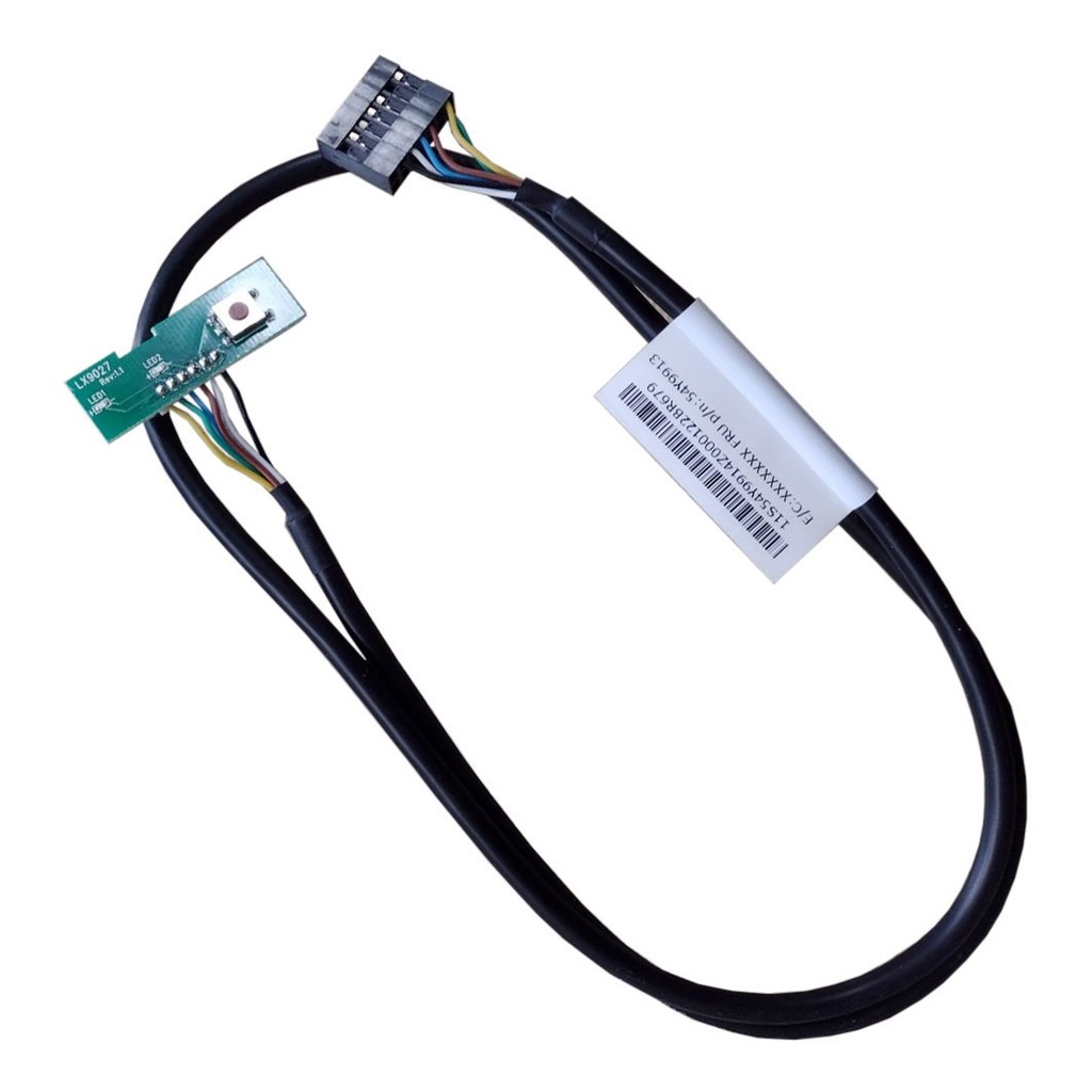 Cabo E Placa Botão Liga/desliga Led Thinkcentre A70