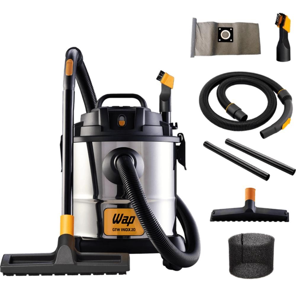 Aspirador de Pó e Água 1600W 20L Inox WAP GTW 220V em Oferta na Shopee