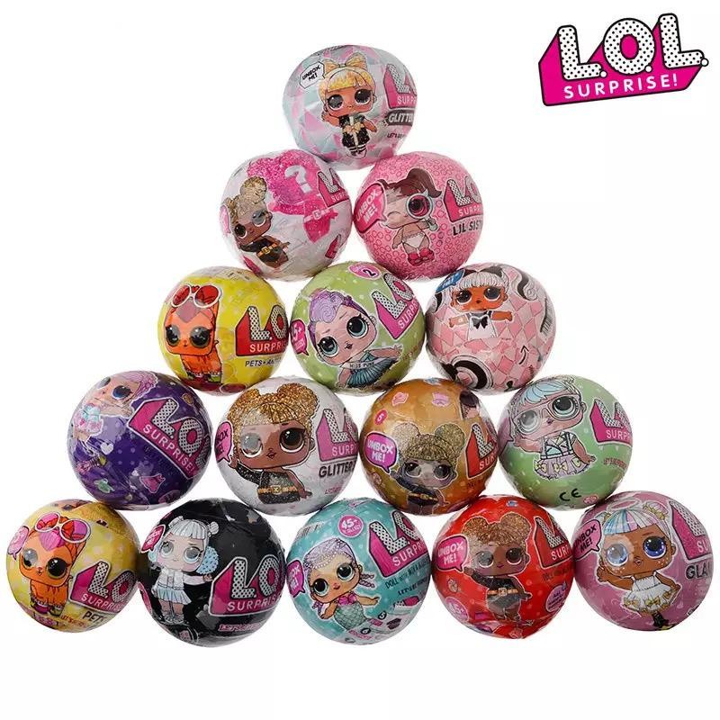KIT com 6 Bolas LOL Surprise 1 boneca * em Oferta na Shopee