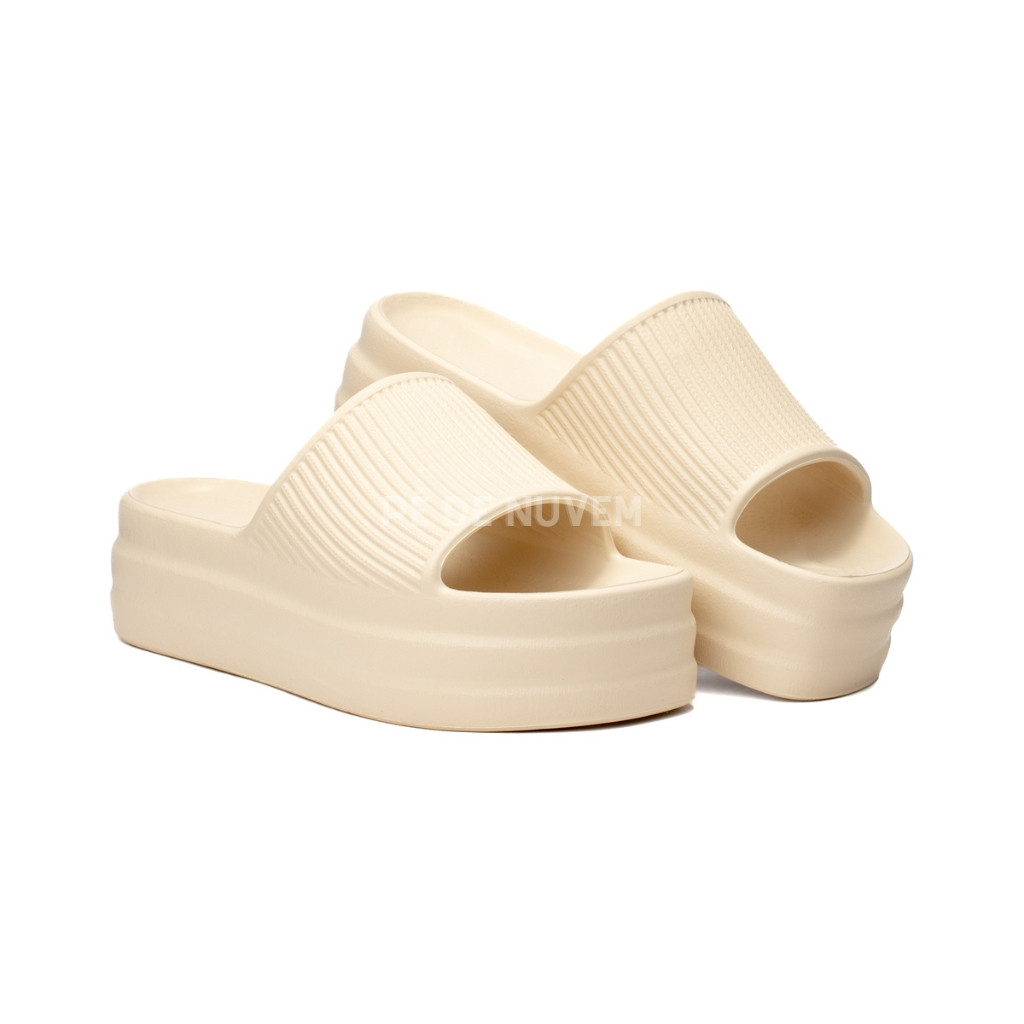 Sandália Feminina Plataforma Anabela Salto Leve Moda 100% em EVA