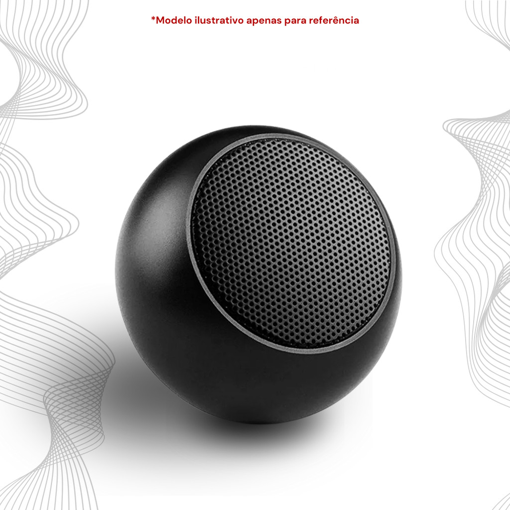 Caixa de som mini SPEAKER FEITUN (preta)