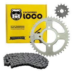 Kit Relação Suzuki Gsr 150 Transmissao Cachorro Loco