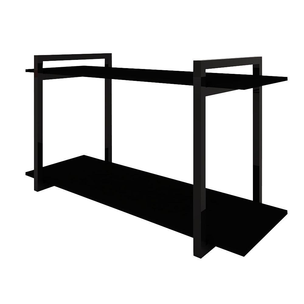 Nicho Industrial Paris Preto E Tampo Preto 80 Cm - Preto em Oferta na Shopee