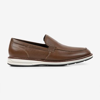 Mocassim Loafer Casual Masculino Couro Legitimo Ferracini Kingston Marrom 6156-675I em Oferta na Shopee