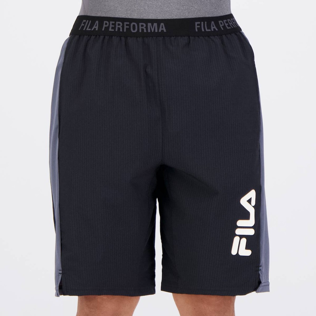 Bermuda Fila Train 9 Preta em Oferta na Shopee