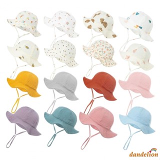 Chapéu Balde De Verão Para Bebês De 0 A 12 Meses , Proteção Solar , Aba Larga , Bonés De Pescador Com Alça De Queixo em Oferta na Shopee