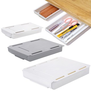 Gaveta Adesiva Oculta Organizadora Secreta Invisível Escritório Casa Maquiagem Mesa Bancada Cozinha em Oferta na Shopee