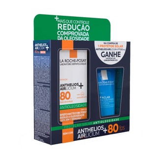 Anthelios Airlicium FPS80 Protetor Solar Sem Cor Antioleosidade 40g e Effaclar Concentrado 50g em Oferta na Shopee