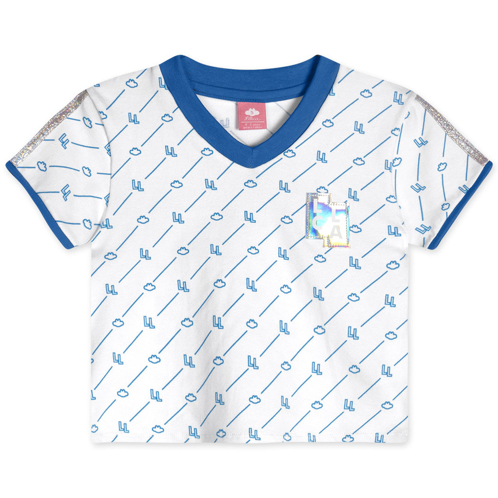 Blusa Manga Curta Infantil Feminina Lilica - Baby & Kids Fashion