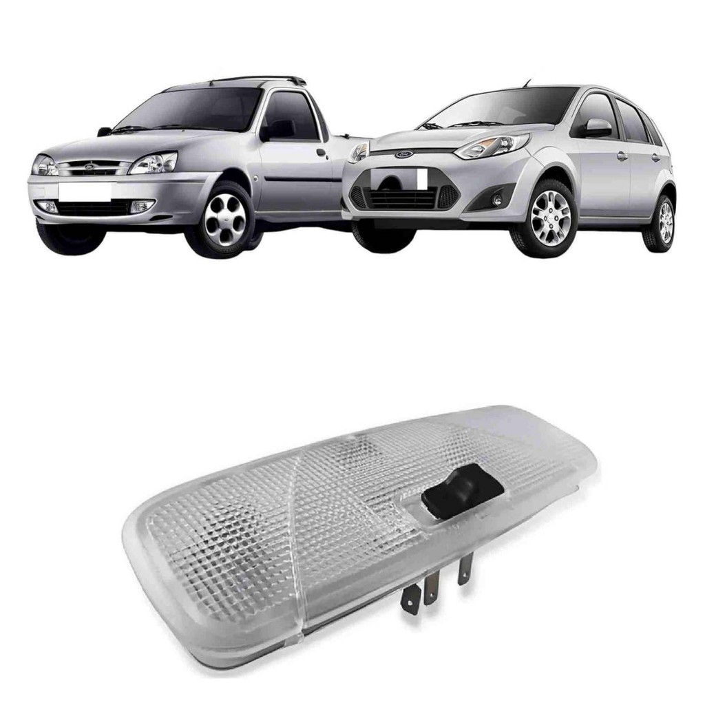 Lanterna Interna Teto Central Fiesta 2007 a 2013 Lente Frasada em Oferta na Shopee