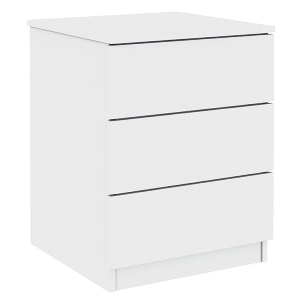 Mesa de Cabeceira Veronna 3 Gavetas 100% MDF - Home & Living