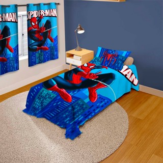 Cortina e Cobre Leito Para Seu Quarto Menino Aranha Super Heroi Peças Avulsas ou Kits em Oferta na Shopee