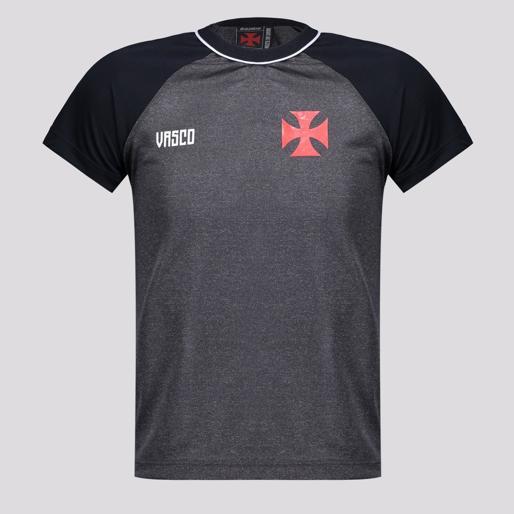 Camisa Vasco Cesto Infantil Cinza Escuro em Oferta na Shopee