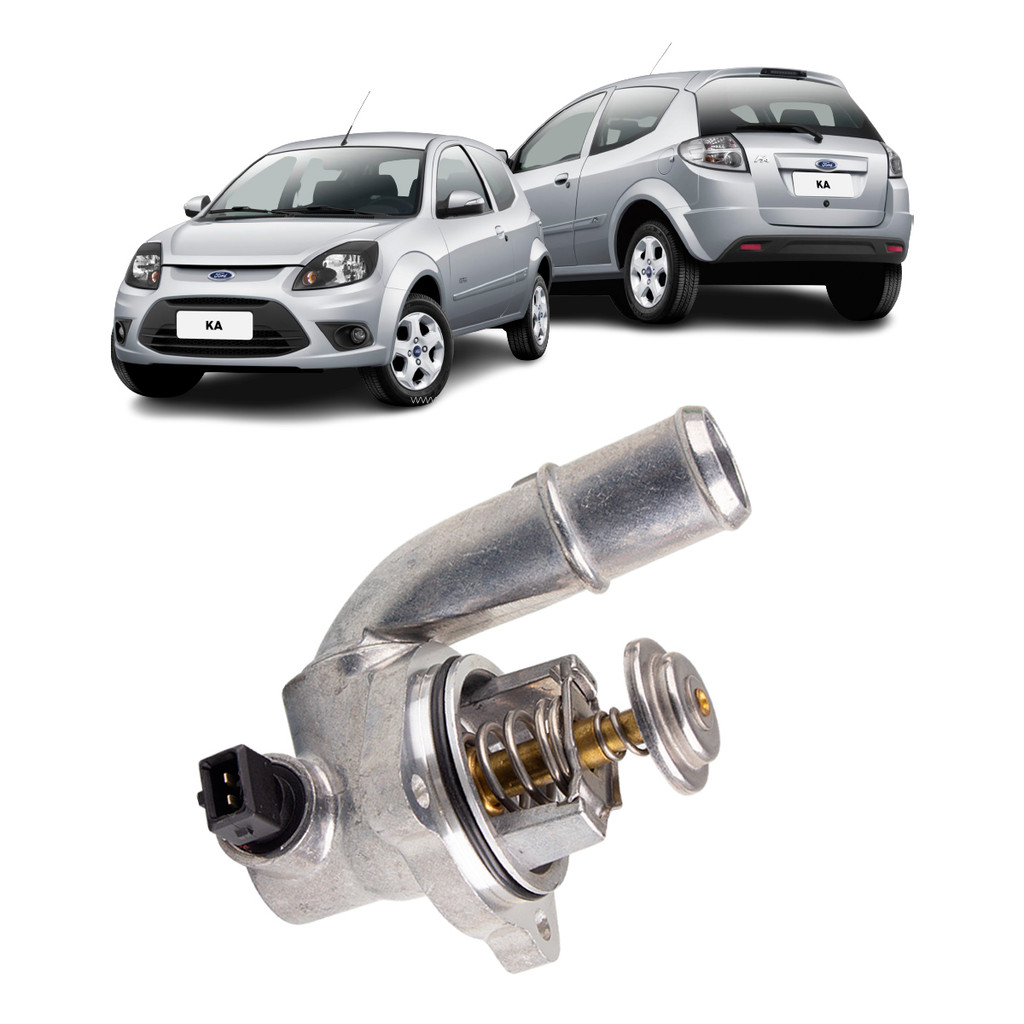 VÁLVULA TERMOSTÁTICA FORD KA 1.0 1.6 8V FLEX - 2008 A 2013 COURIER 1.6 FLEX - 2007 A 2013