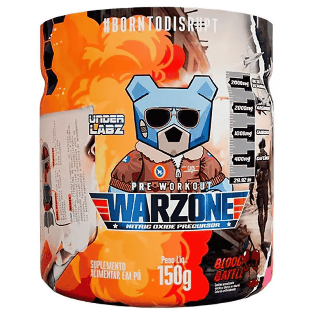 Pré Treino Warzone Day Pote 150g Under Labz em Oferta na Shopee