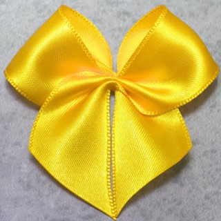 Laço De Cetim Nº 5 Artesanal Lembrancinhas Amarelo Ouro em Oferta na Shopee