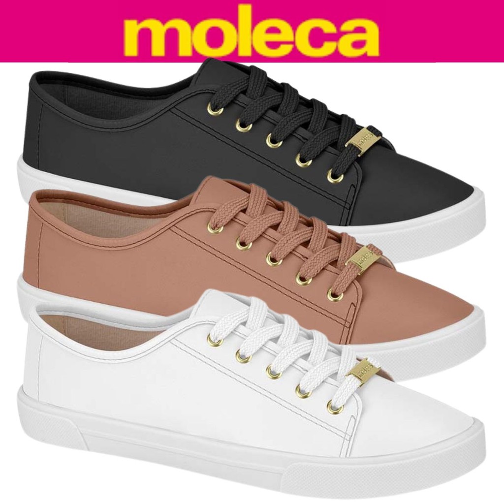 Tênis Feminino Moleca Conforto Casual Básico Leve em Oferta na Shopee