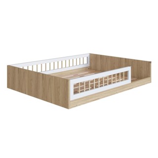 Cama Montessoriana Infantil Casal Affetto AFT016AVBC 188x138cm Aveiro Oak/Branco - Completa Móveis em Oferta na Shopee