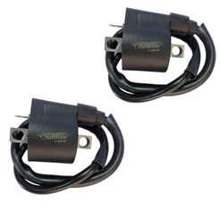 Kit 2 Bobina Ignição Mirage 250 2001 2002 2003 2004 a 2009 Comet 250 2007 2008 2009 2010 (Carburada)