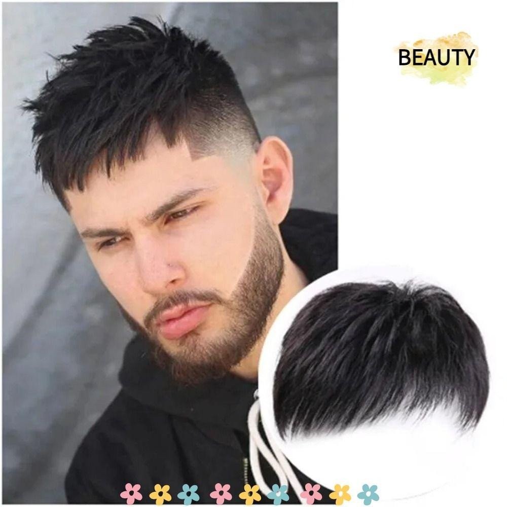 Peruca De Cabelo Humano Grosso , Remendo De Masculina Respirável Protético De Substituição , Calvície