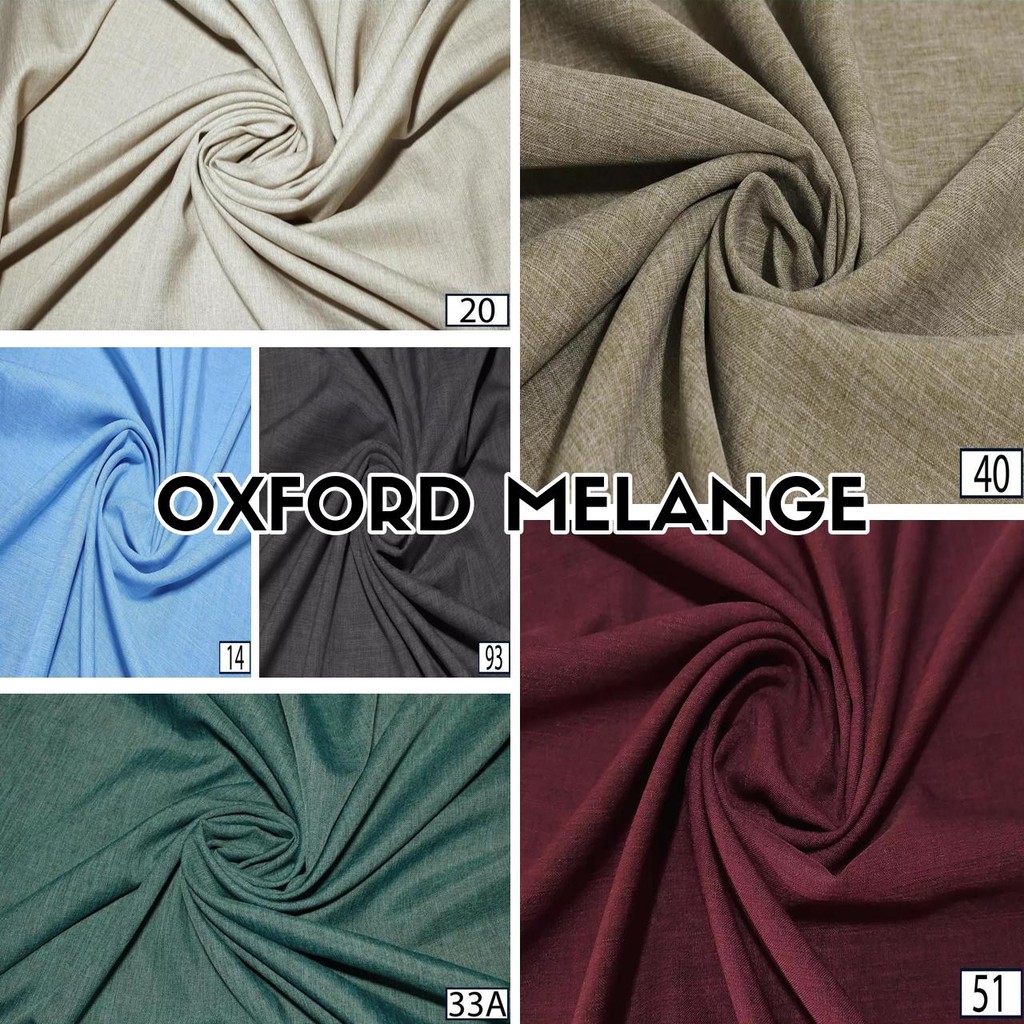4 Metros Tecido Oxford Melange - Alfaiataria Melange (4m x 1,46m)