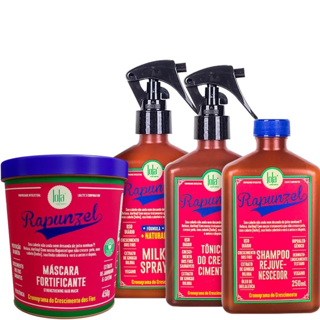 Monte Seu Kit Rapunzel: Força, Crescimento e Magia para os Seus Fios! em Oferta na Shopee