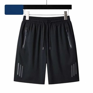 Bermuda tactel com elastano  masculina academia bolso com ziper shorts com ziper