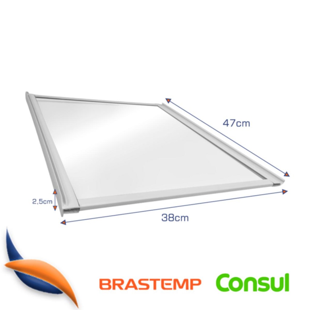PRATELEIRA VIDRO FREEZER BRASTEMP BVR28G 326065618