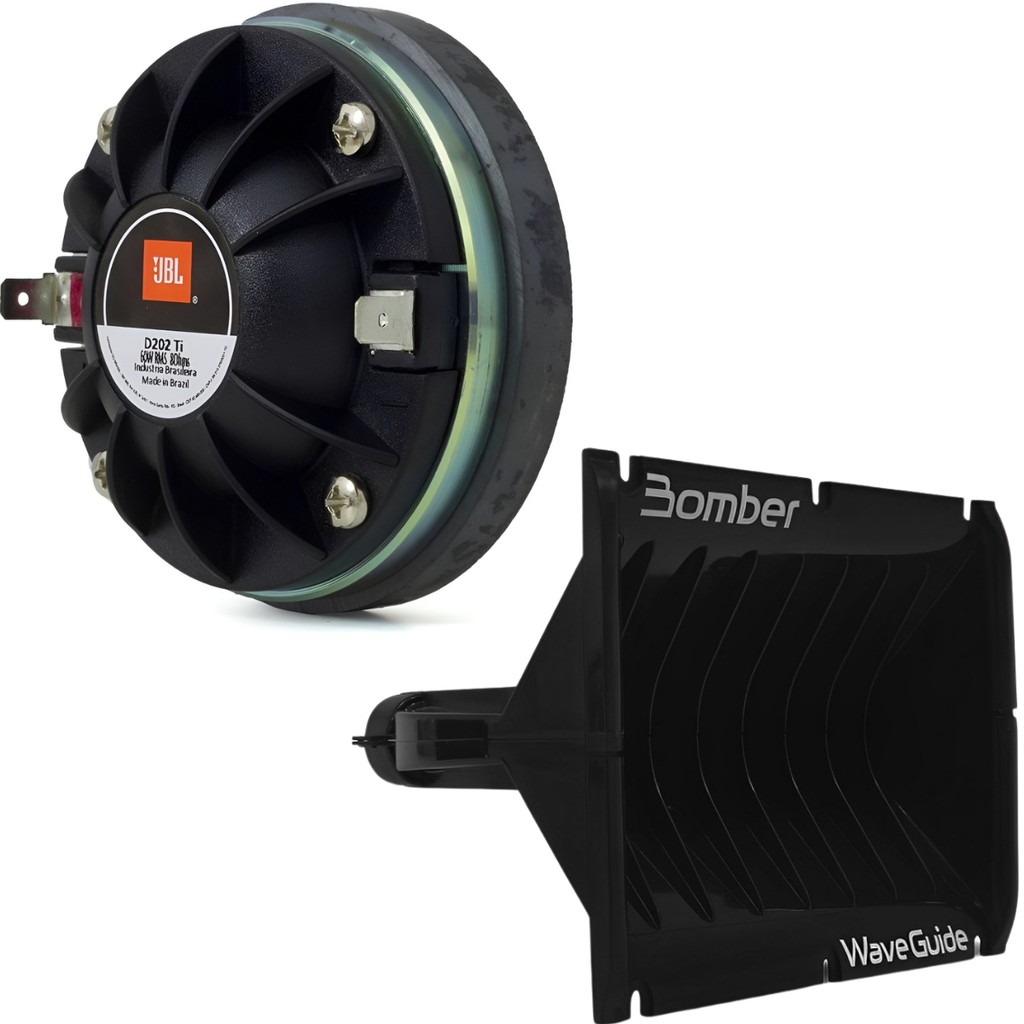 Kit Driver D202ti Titânio Jbl 60w + Guia De Ondas Bomber em Oferta na Shopee