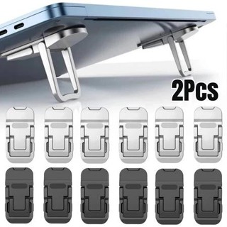 Suporte Dobrável Para Laptop , 2 Peças Com Ângulos Ajustáveis , Invisível Autoadesivo Notebook E Elevador De Teclado Mes em Oferta na Shopee