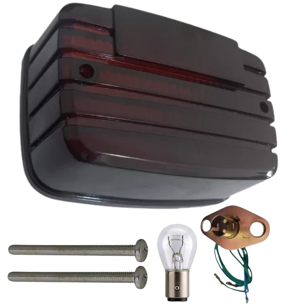 Lente Lanterna Fume, Soquete, Parafuso, Lâmpada Cg 125 83.89