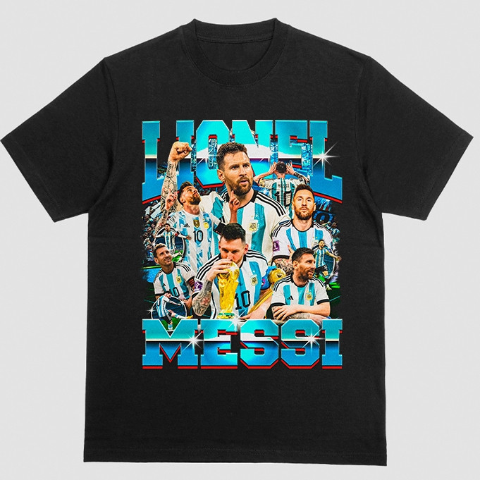 Camisa Messi Vintage Jogador De Futebol Argentina Camisa De Time Masculina Camiseta