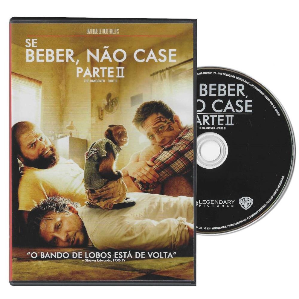 DVD Se Beber Não Case Parte II