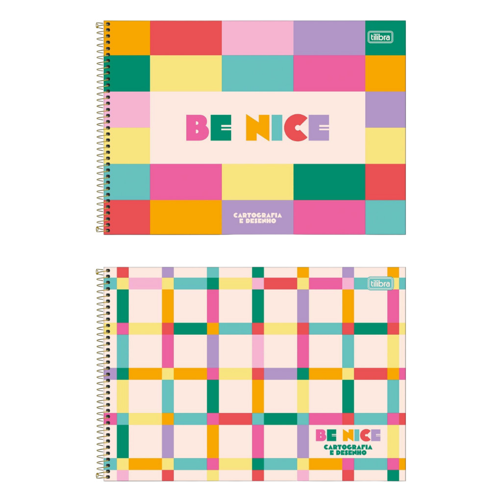 Caderno Espiral Cartografia e Desenho Be Nice - Tilibra