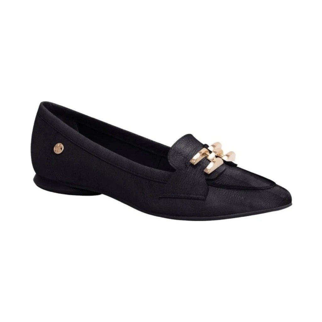 Sapatilha Feminina Bottero Bico Fino Couro Fivela 360409