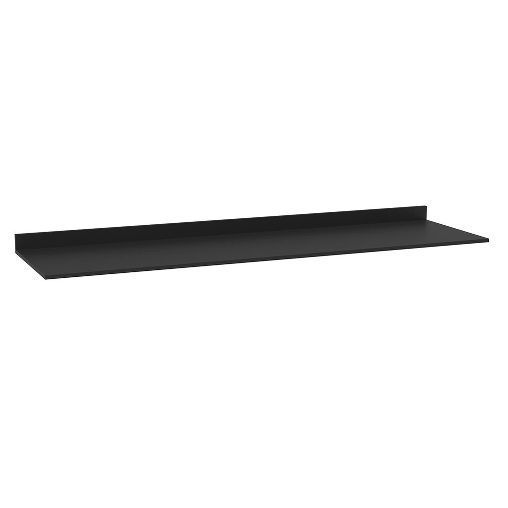 Tampo Para Balcão de Cozinha 178cm MDP Z34 Preto - Mpozenato