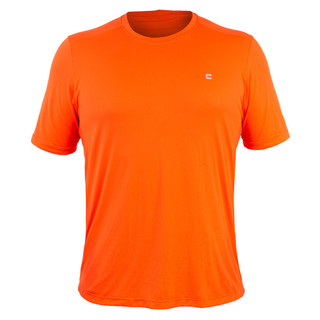 Camiseta MC Curtlo Active Fresh Masculina Laranja – Leve, Respirável, Proteção Solar para Trilhas e Atividades Outdoor