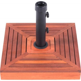 Base para guarda-sol e ombrelone com revestimento em madeira em Oferta na Shopee