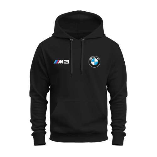 Moletom BMW M3 Competition Blusa de Frio Canguru Premium Em Algodão Corrida Carro Esportivo