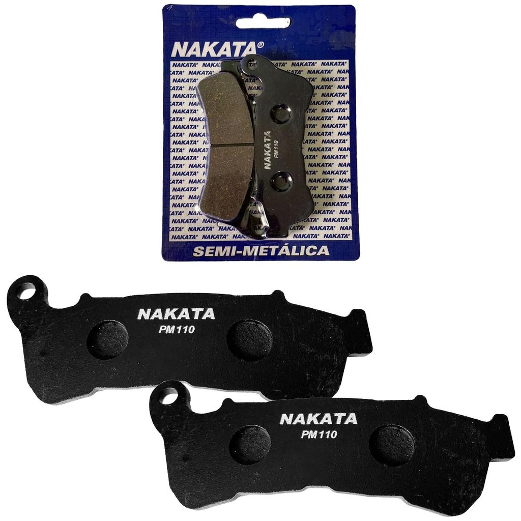 Pastilha Freio Moto Dianteiro Nt 700 Cb 1000 NAKATA PM110 em Oferta na Shopee