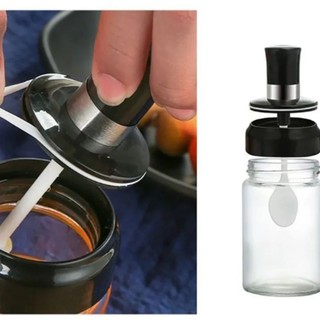 Porta Tempero com Colher 240ML Condimento Sal Açúcar