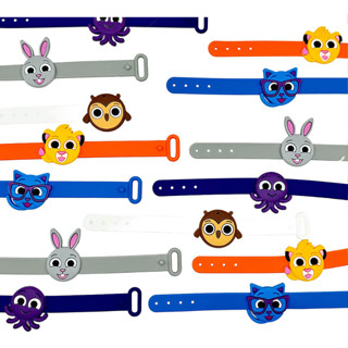 Pulseira Bolo fofos 10un Emborrachada Festa Aniversário Pulseirinha Turma Promo em Oferta na Shopee