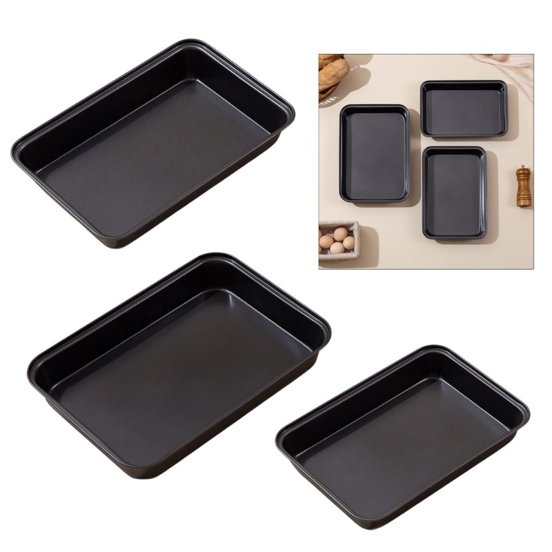 Nonstick Carbon Steel Baking Pan Sheet For Cakes Breads Pastries Oven Safe