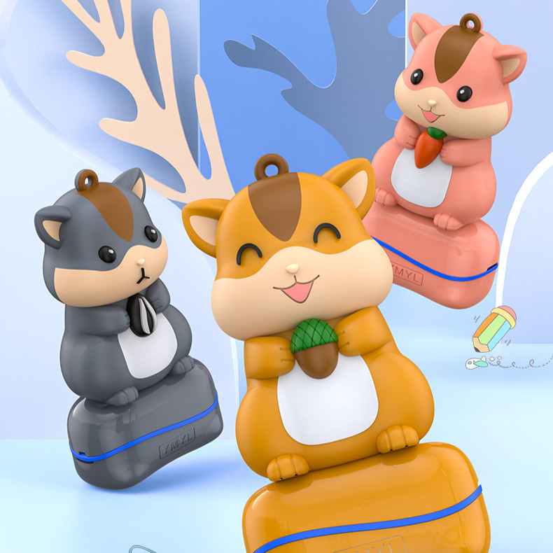 Carimbo Personalizado/Squirrel Fofo/De Enfermeira/Multilinha/Identidade De Suporte