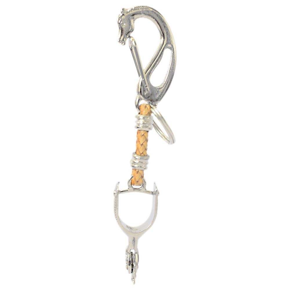 Chaveiro de Couro Cru Espora SV8396 em Oferta na Shopee