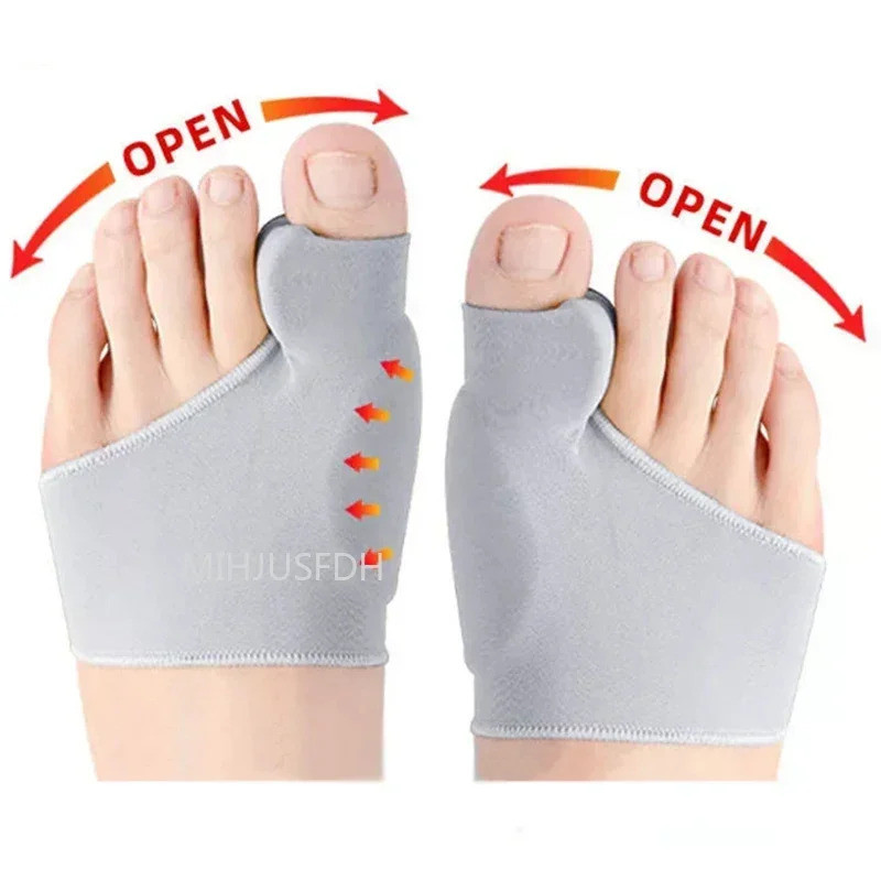 Separador De Dedos Do Pé Hálux Valgus Joanete Corretor Ortopédico Pés Osso Polegar Ajustador Correção Pedicure Meia Alis