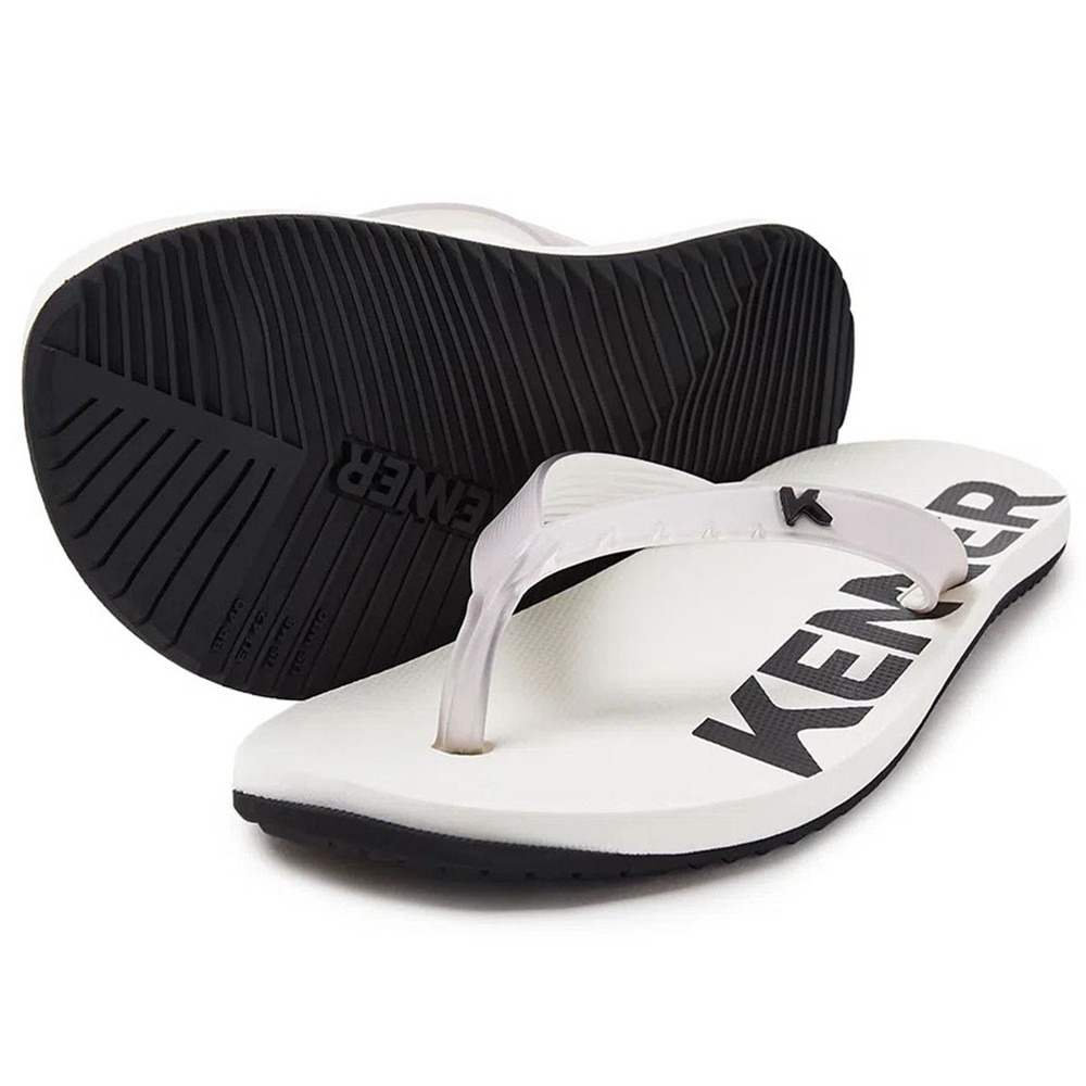 Chinelo Kenner Red Masculino - Branco e Preto em Oferta na Shopee