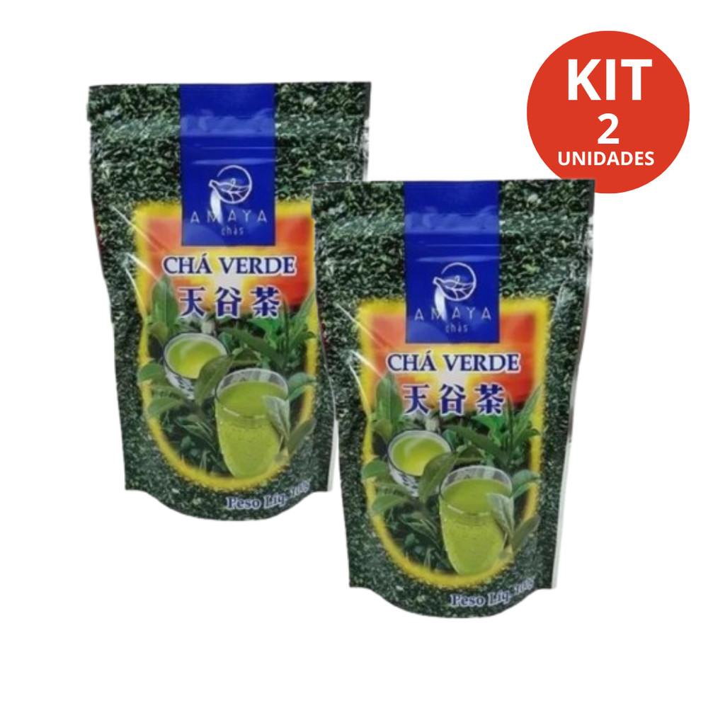 Chá Verde Amaya 100g Kit 2 Unidades