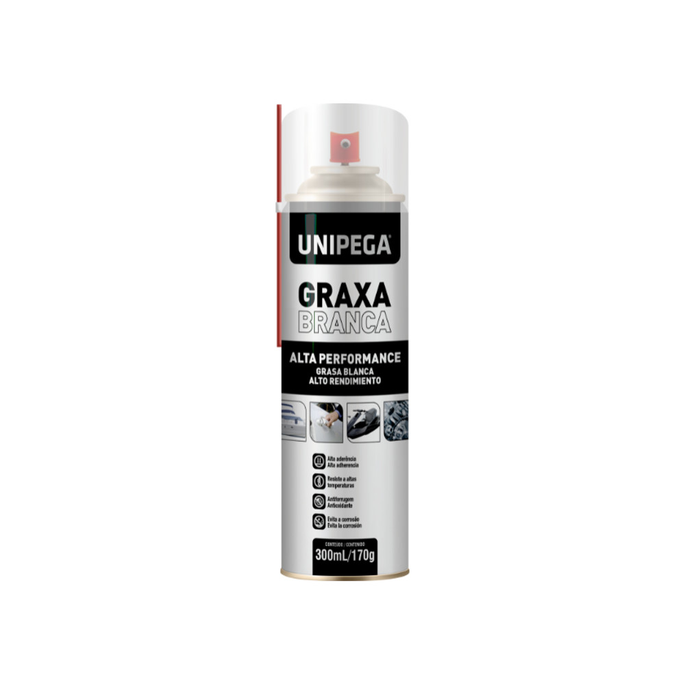 SPRAY GRAXA BRANCA 300ML UNIPEGA em Oferta na Shopee
