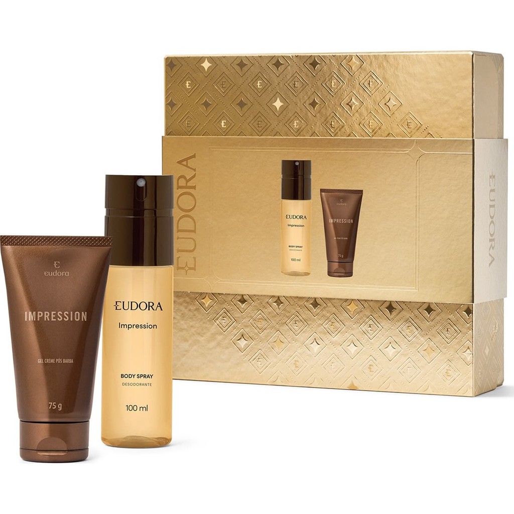 Presente Masculino Kit Eudora Impression em Oferta na Shopee